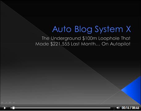What is auto blog system x - autoblogging automation