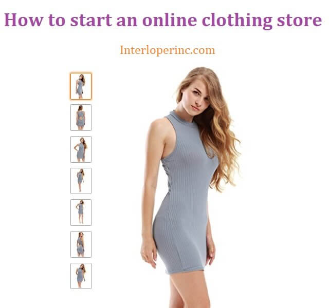 How to start an online clothing store