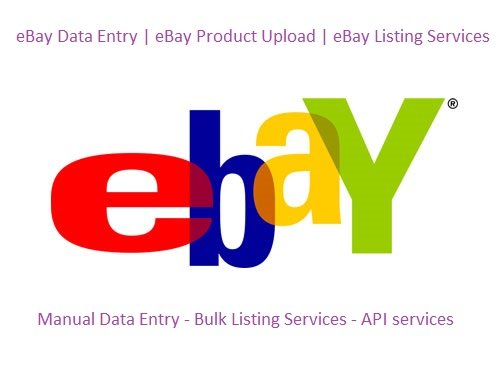 Ebay data entry and product listing services