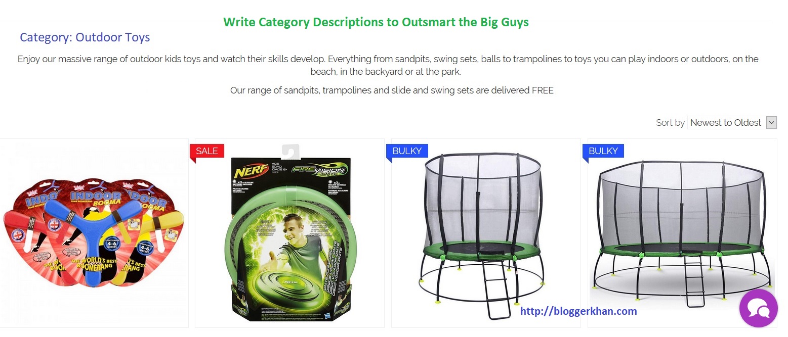 Category Descriptions gives you better SEO value - Ecommerce SEO Tip